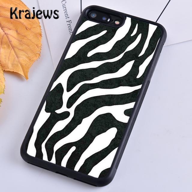 Krajews zebra print clip art silicone side Phone Case For iPhone 14 5 SE 6s 7 8 plus X XR XS 11 12 13 pro max Galaxy S21 S22