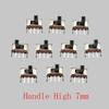 Micro Mini Slide Switch SPDT 1P2T Toggle Switch 2 Position 3 Pin On-Off DIP Panel Mount for Arduino PCB Project DIY DC 50V 0.5A