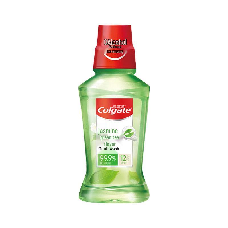 Colgate Jasmine Green Tea Mouthwash 250ml - Portable Travel Size Bottle