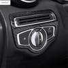 Hand Brake / Water Cup / Head Light / Seat Adjust Panel / Window Lift Cover Trim Accessories For Benz C CLASS W205 2015 -