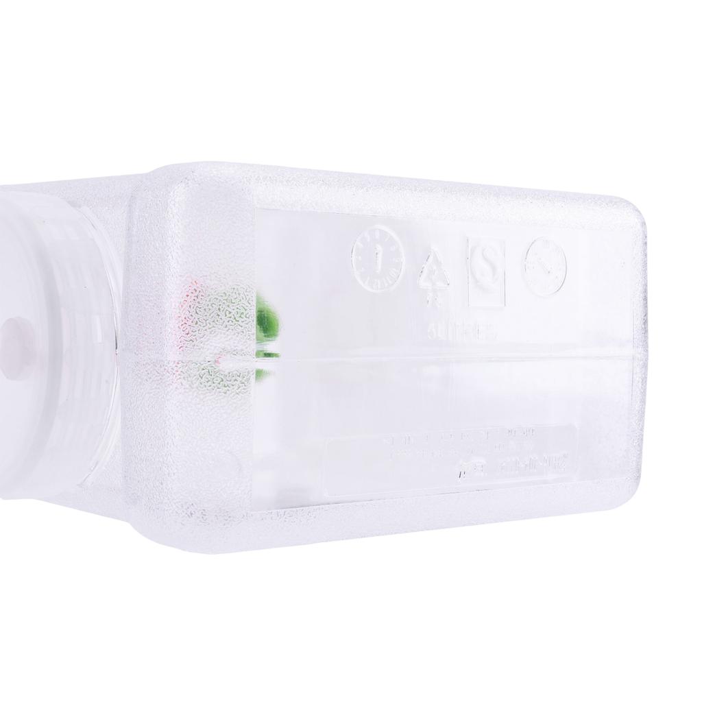 5L Portable Water Jug Lightweight Camping Water Dispenser with Faucet with Handle for Camping Vehicle Car