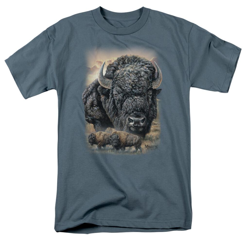 Wild Wings Sunset Buffalo T-Shirt Adult Child S