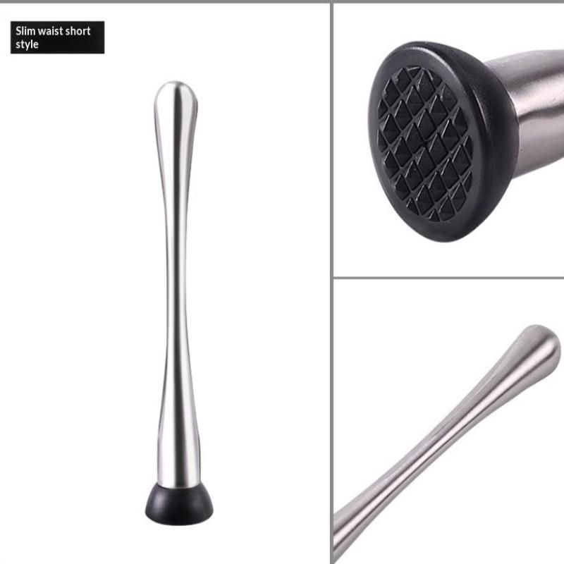 Edelstahl Cocktail Muddler Shaker Mit Zerquetschhammer DIY Getränke Obst Muddler Zerstoßenes Eis Barwerkzeug