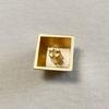 Gold Zinc Alloy Keycap for Personalizing Mechanical Keyboards For Game Player Present