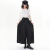 Plus Size Vintage Black Stripe High Waist Casual Loose Summer Wide Leg Pants Women Trousers