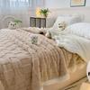 2025 Ultra Soft Double-Sided Taffeta Lambswool Milk Velvet Throw Blanket