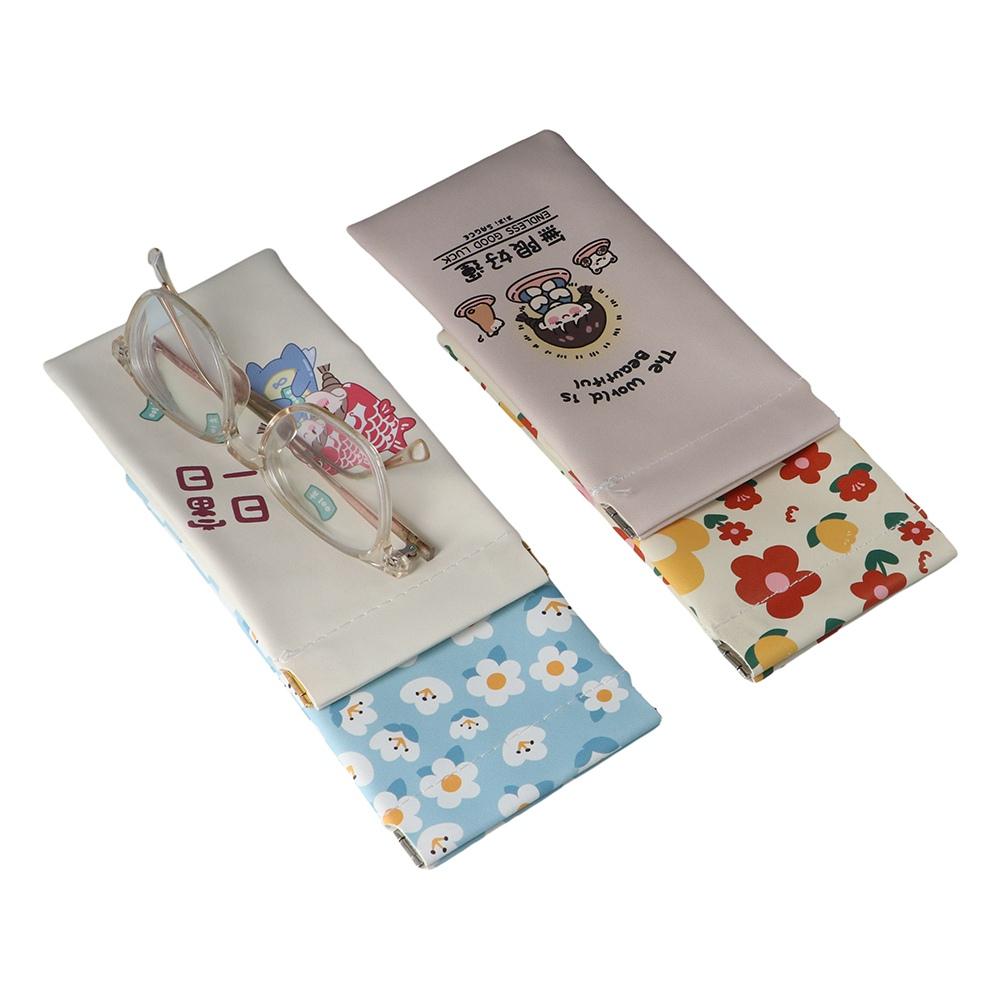 Case Eyeglasses Holder Sunglasses Bag PU Leather Glasses Case Women Spring Bag Cosmetic Bag
