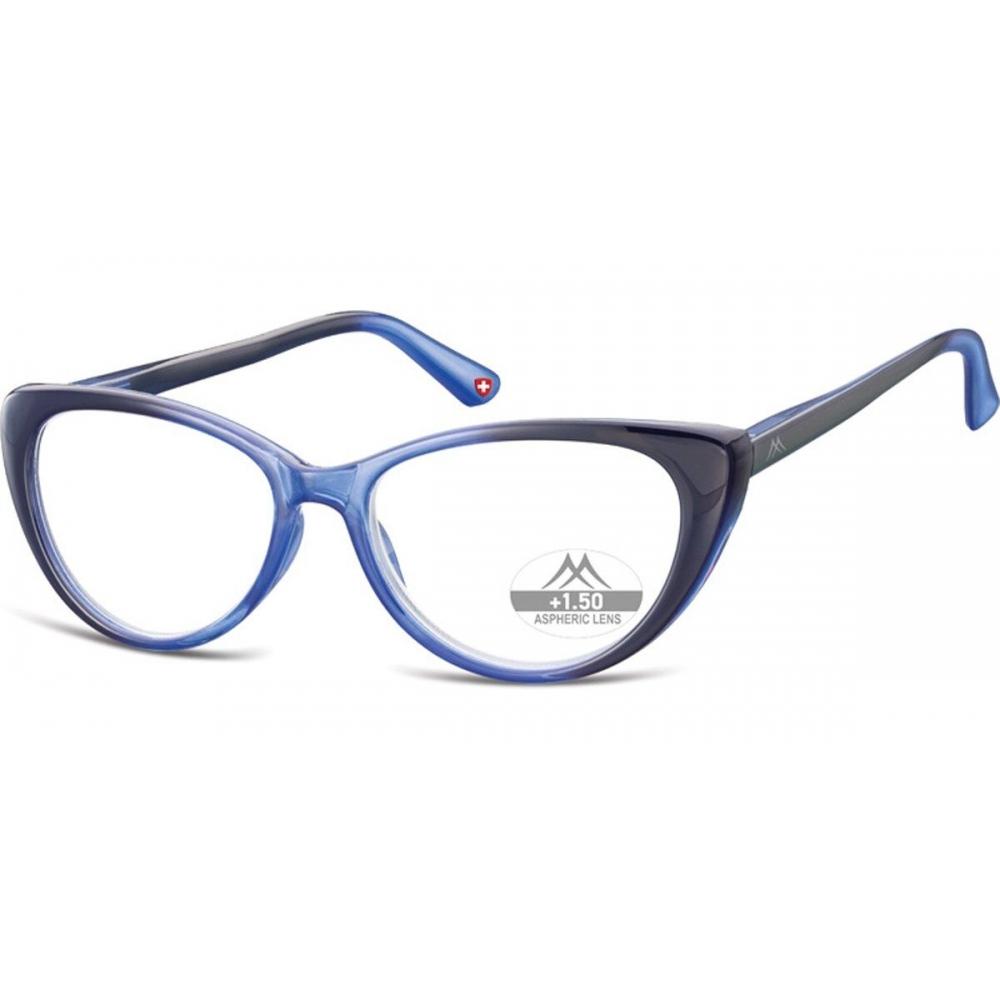 

Montana Readers Mr64c Mr64c Women Eyeglasses Shiny Blue/+1.50