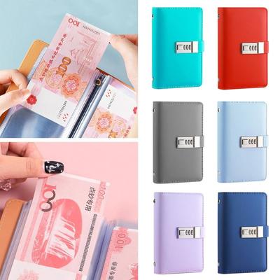 Large Capacity 100 Envelopes Money Saving Challeng PU Savings Challenges Sheets Couples