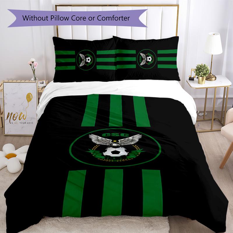 CSC 3pcs Bedding Set Duvet Cover Closure Includes 1 Duvet Cover & 2 Pillowcases for All Seasons Bedroom Home Dorm Decor