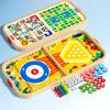 Two-player Battle Catapult Chess Game Children Parent-child Interactive Educational Mini Wooden Board Game