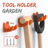 Gardening Tool Hanger With Screws, 35Mm Diameter Broom/Shovel/Rake Storage Hooks, Wall-Mounted Tool Holder Space-Saving