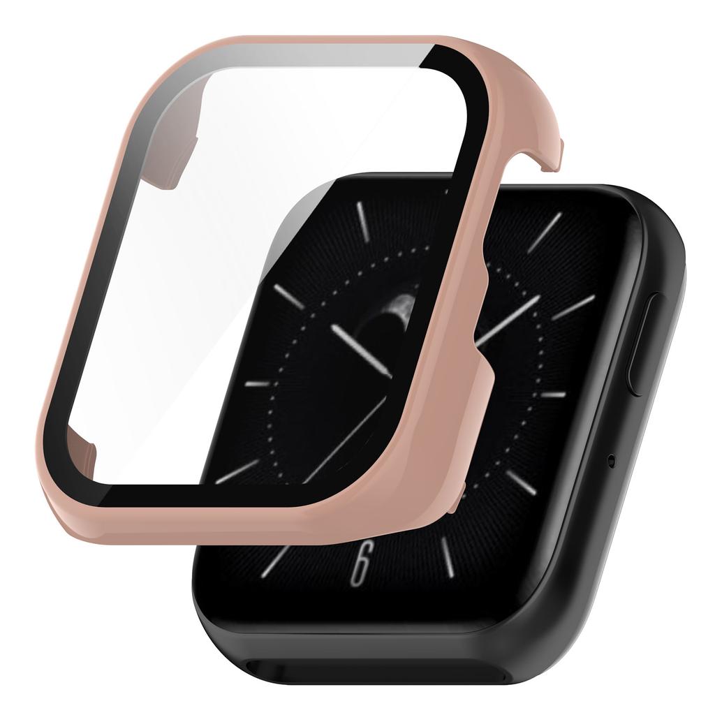 For Oppo Watch SE Watch Case PC Frame with Tempered Glass Screen Film