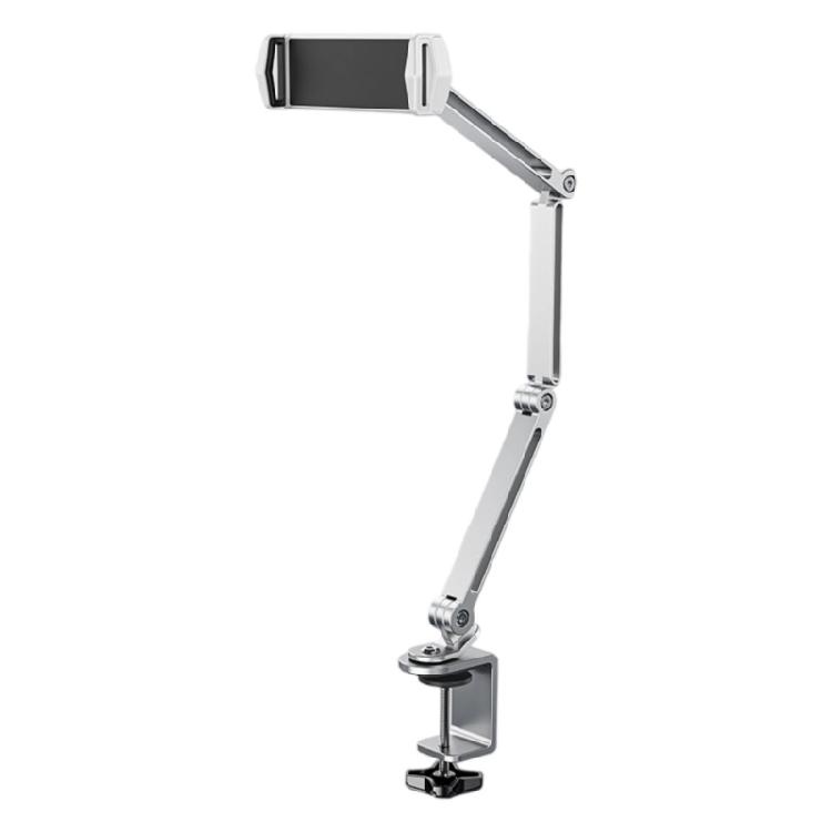Tablet-Halter für das Bett Verstellbarer Tablet-Handy-Bettständer Halterung 360 Grad drehbar Faltbarer Aluminiumarm-Halter