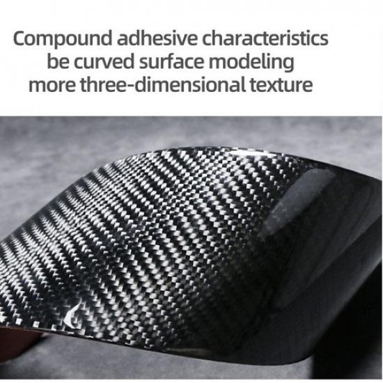 For 17-22 Honda CRV CR-V Carbon Fiber Console Gear Shift Panel Cover Trim