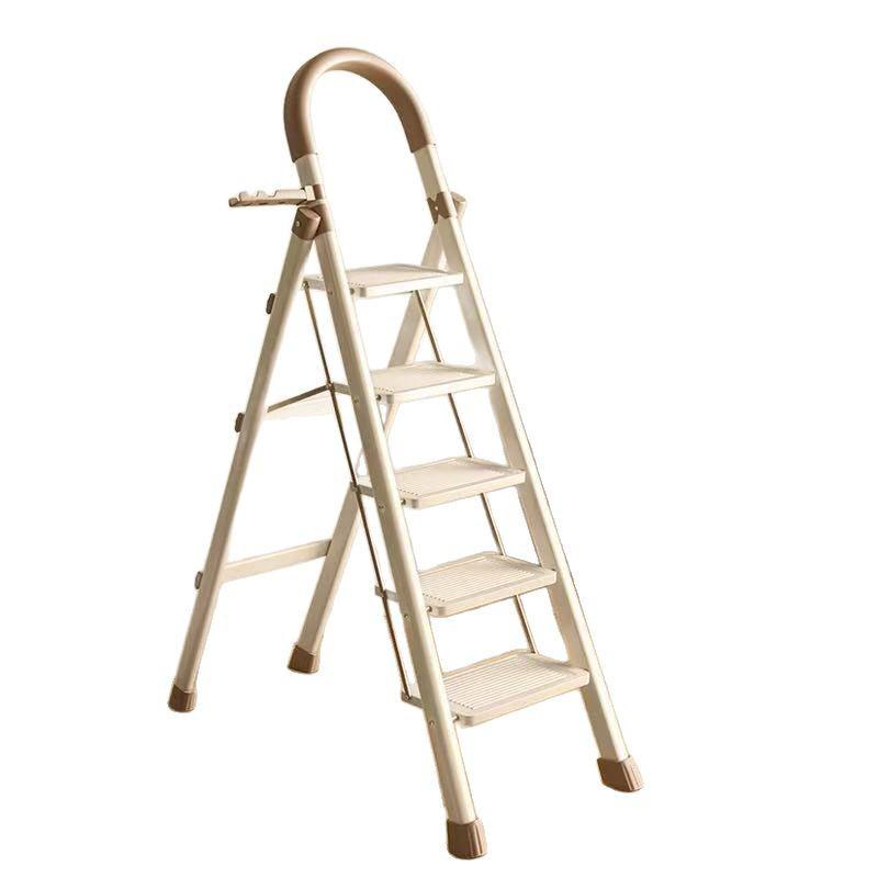 Portable Folding A-Frame Telescopic Ladder - Lightweight, Multi-Functional & Indoor-Safe