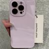 Husă de protecție pentru cameră din sticlă securizată de lux în culoare bomboană pentru iPhone 17 16 15 14 13 12 Pro Max, bumper rezistent la șocuri, capac spate dur