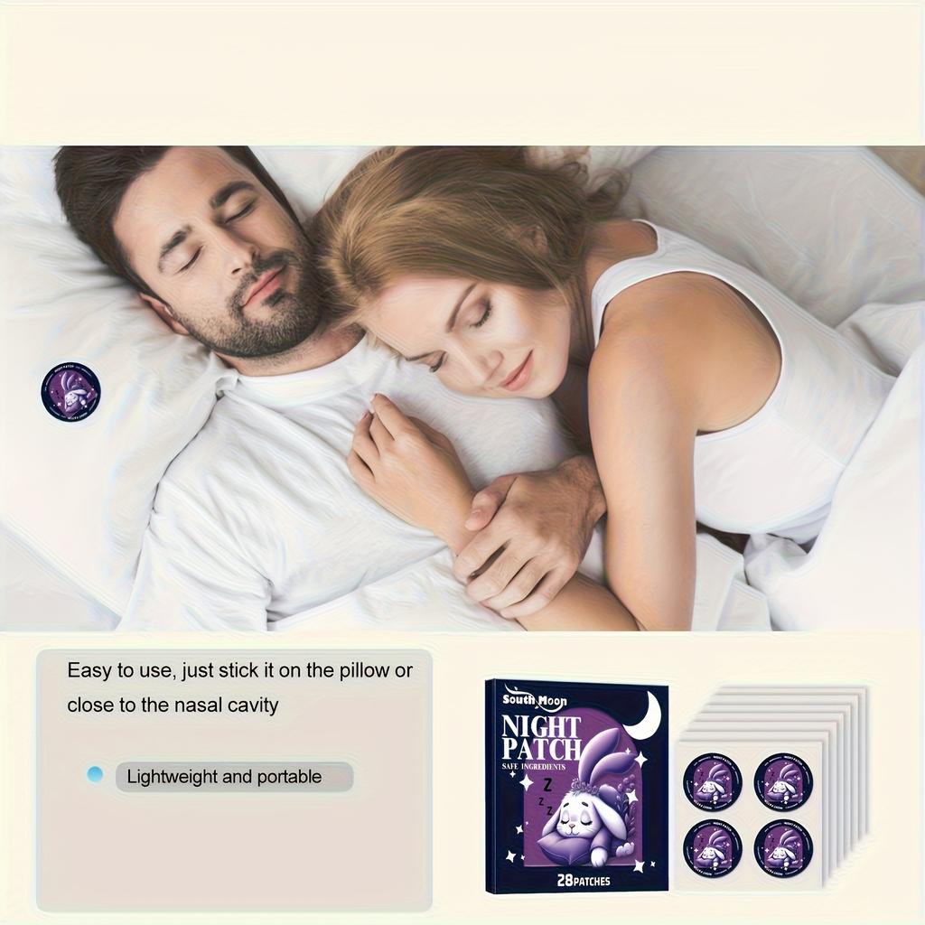 28 Stück Schlaf-Kräuterduft-Komfortpflaster für die Nacht, Sichere pflanzliche Inhaltsstoffe, Geburtstags- und Neujahrsgeschenk, Tragbares Reisebadwerkzeug - Badebombe