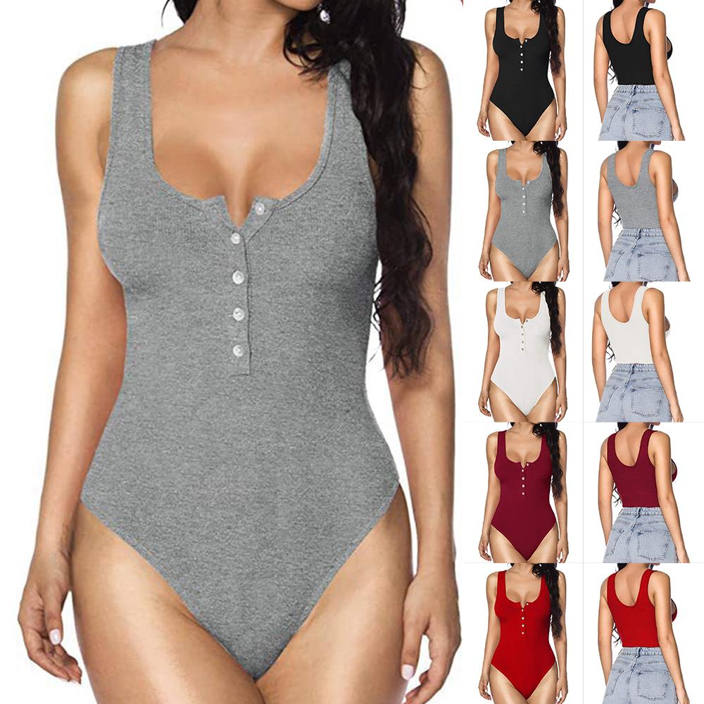 

Женский сексуальный купальник без рукавов, комбинезон, жилет, комбинезон