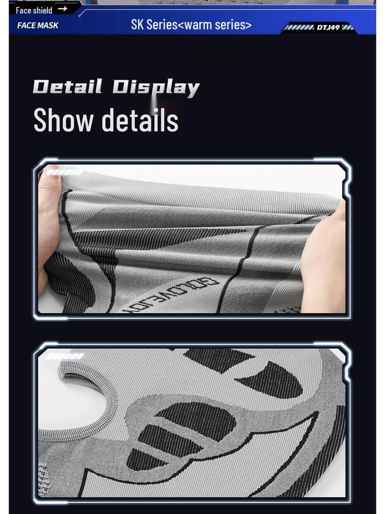 Winter Sports Ski Mask: Windproof, Coldproof Knitted Headgear for Men & Women - Lock Temperature & Warmth