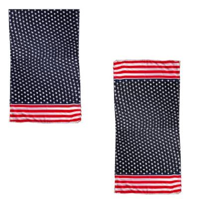 US Flag Wrap Shawl Patriotic Scarf for Festival Party Holiday Celebration Scarf