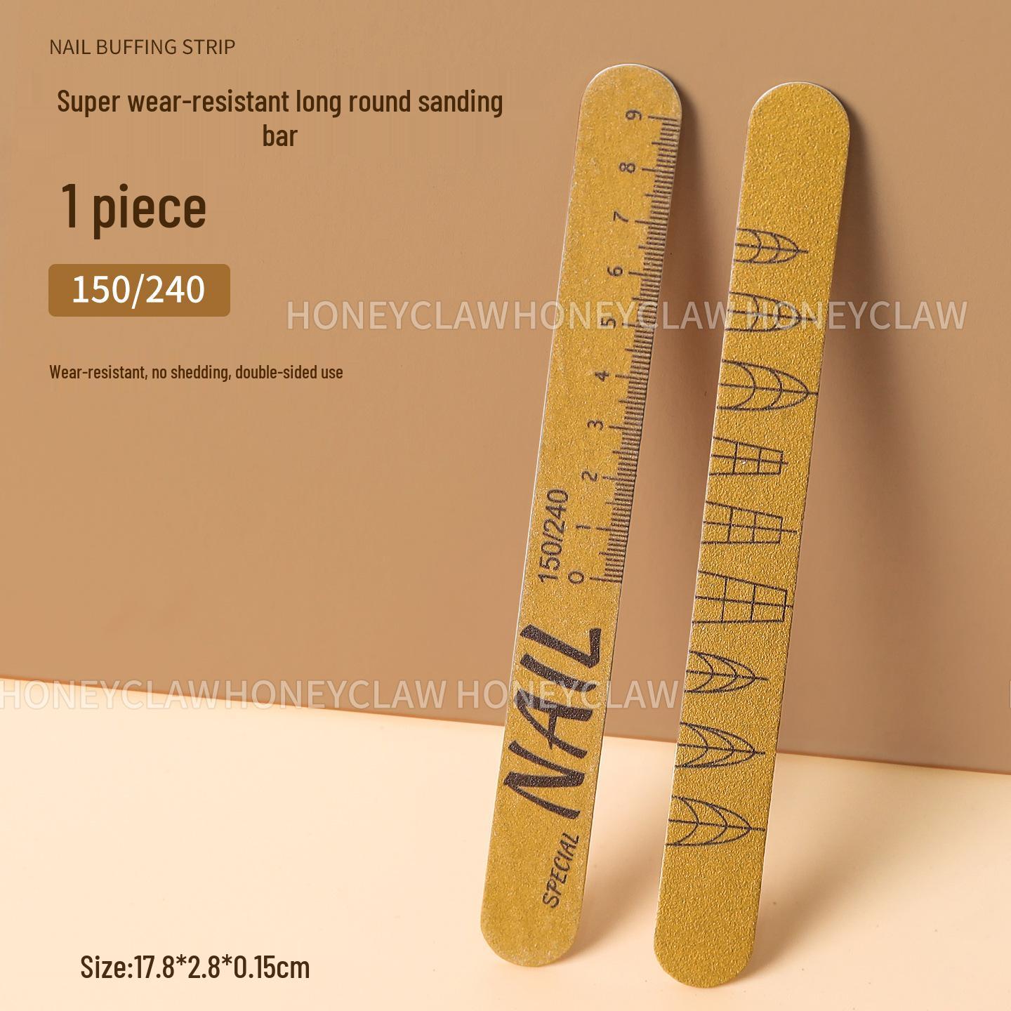 Multi-purpose Washable Nail File: Wear-resistant, Polishing & Shaping Tool