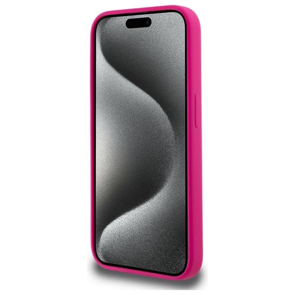 Karl Lagerfeld Klhmp15Xskhpplf Iphone 15 Pro Max 6.7 Fuksja/Fuschia Hardcase Silicone Karl Head Print Magsafe