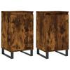 vidaXL Sideboards 2 Stk. Räuchereiche 40x35x70 cm Holzwerkstoff