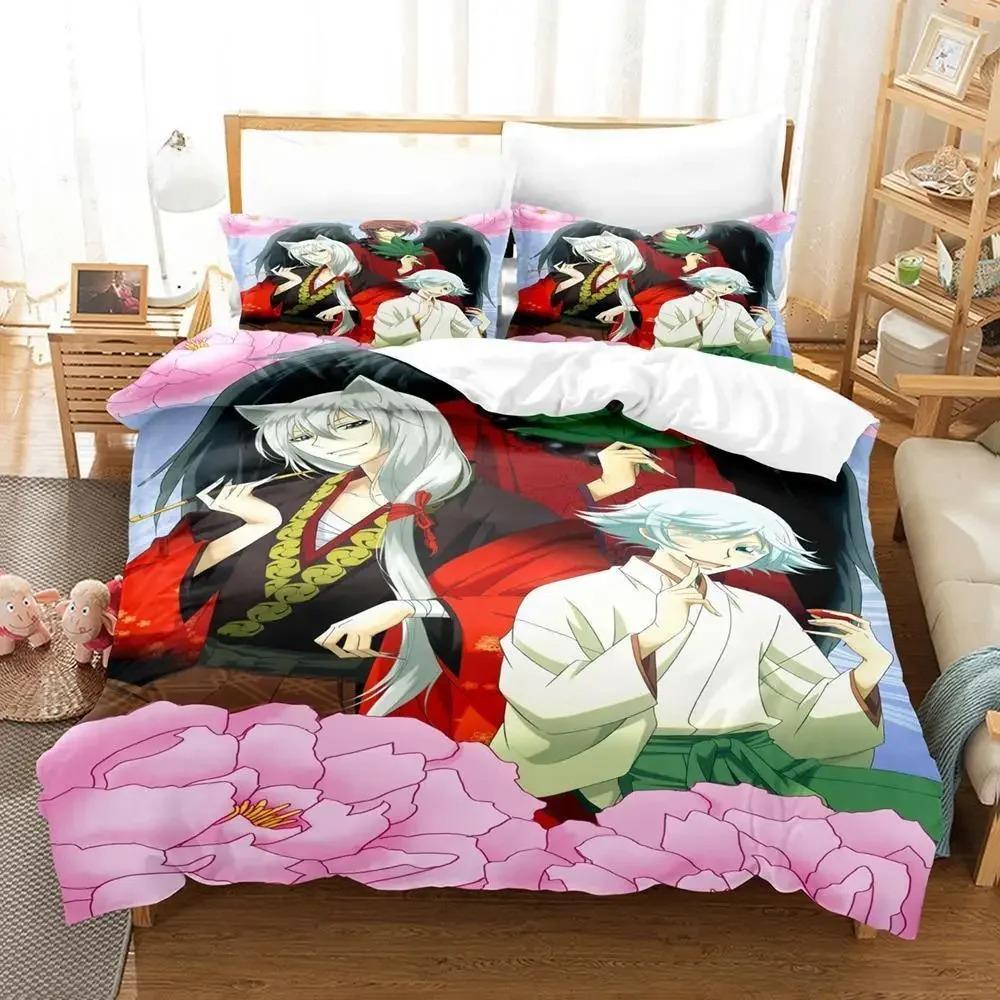 Comforter Kamisama Hajimemashita Tomoe Bedding Set Single Twin Full Queen King Size Bed Set Aldult Kid Bedroom S 3D Anime