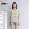 Women's Striped Letter Summer T-Shirt