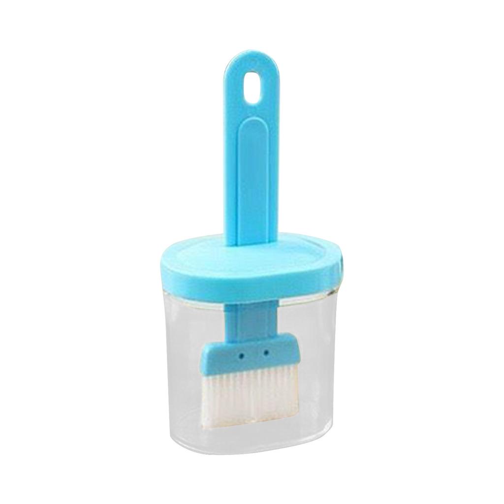 Temperature Resistant BBQ And Cooking Oil Bottle With Silicone Brush, Perfect For Outdoor Grilling, Indoor Cooking And Baking