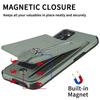 Zipper Magnetic Cards Holder Case For OPPO A38 A79 A58 A97 A78 A72 A74 A93 A94 A16 A57 A52 A54 Card Slot Flip Wallet Back Cover