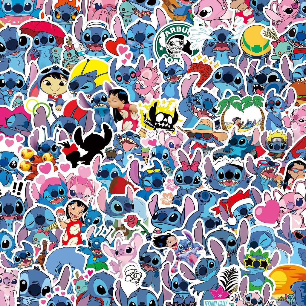 100PCS Stitch Stickers - Cute Cartoon Decals for DIY Notebook, Phone Case & Scrapbook Decor AnimeWorlds Store