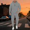 New Spring and Autumn Men's Sweatshirt Suit Hoodie Zipper Multi-pocket Pullover Sports Casual Sweatshirt Suit