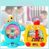 Adorable Yellow Chicken Ball Catcher Educational Toy For Kids In Plastic Material
