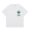2026 Casablanca Print Loose Fit Cotton T-Shirt Men Youth Casual Wear