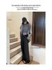 Women's Plus Size Wool Acetate Wide-Leg Pants - Autumn/Winter Thickened Straight-Leg Suit Pants