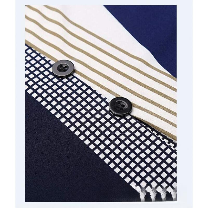 New Printed Women's Seven-quarter Sleeve Top Women's Fashion Casual T-shirt