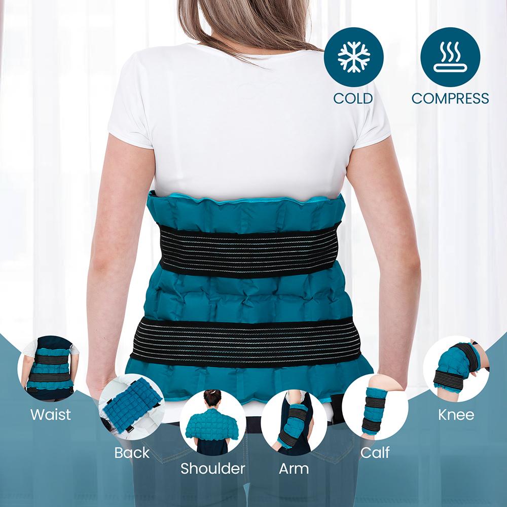 Multi-functional Ice Pack Washable Body Ice Pack Hot & Ice Pads Waist Back Shoulders Calves Arms Knees Cooling Mat Relieve Pain