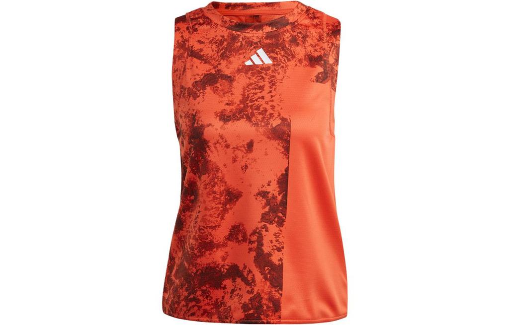 Adidas Tank Tops Women's Orange Crew Neck Moderate Other HY4081