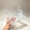 Clear Mini Figures Display Holder Space Save Nail Polish Perfume Stand Holder  Home Use