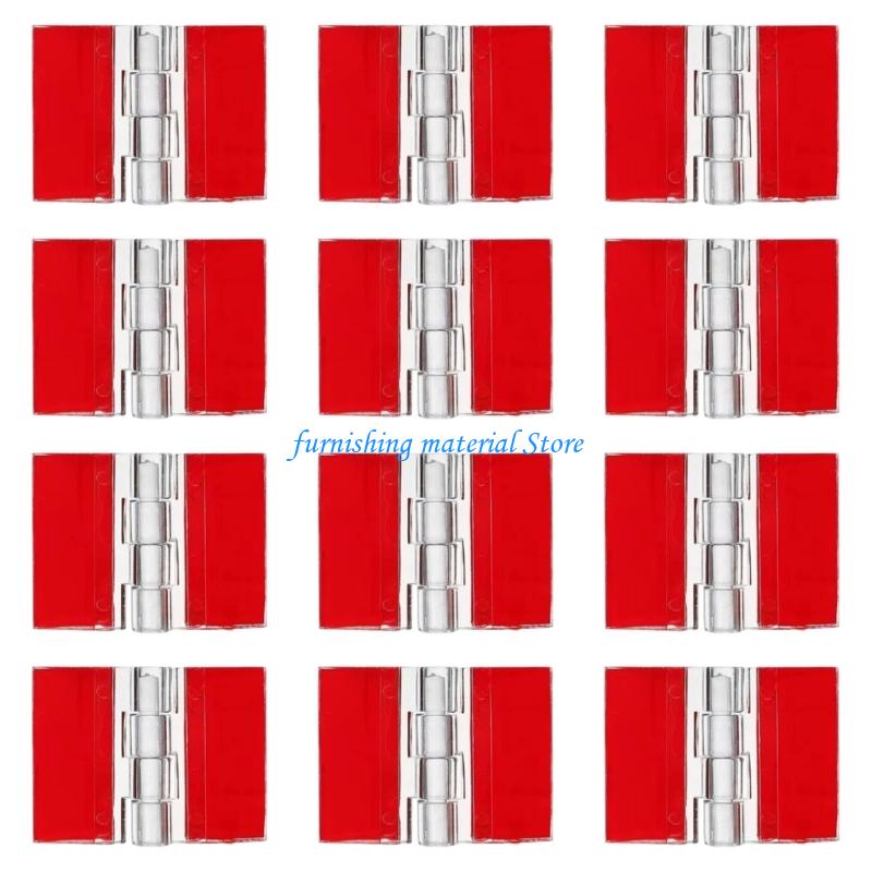 Y5GD Clear Plastic Hinges On Strong Folding Hinges 12pcs for Fish Covers