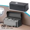 Black Car Coin Organizer Case Money Storage Box Coin Container Wallet Organizer Holder For Octavia A5 A4 Mk1 2 Fabia VJ9
