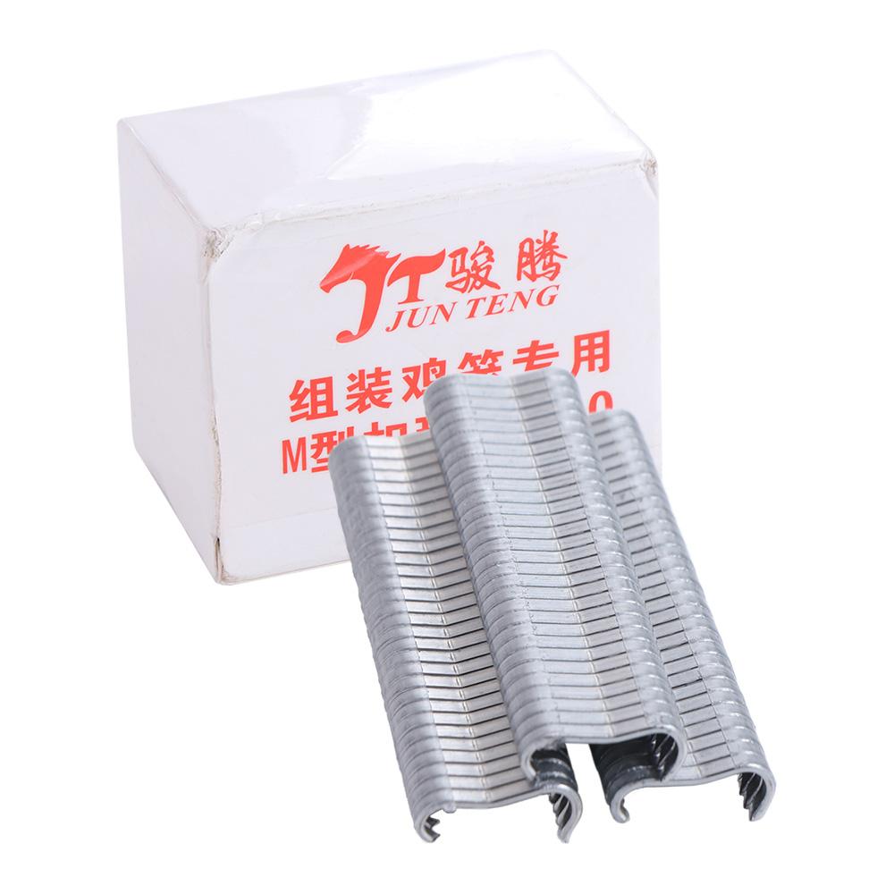 600 шт. M-клипсы Клещи для кольцевания животных Клещи для кольцевания свиней Фермерская проволочная сетка Клеточная Клещи для ремонта клетки Куриная сетка Клеточная связка Клеточная Клеточные щипцы