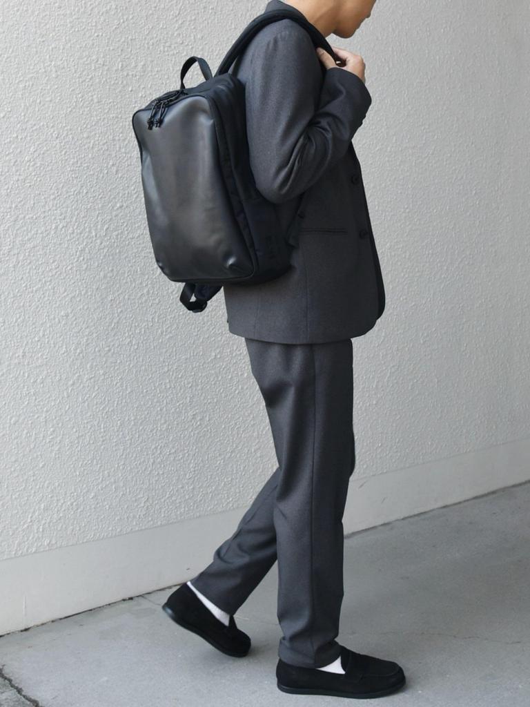 Ships Lost Color Water-Repellent Large Square Backpack for Men, 718430140, Black, One Size