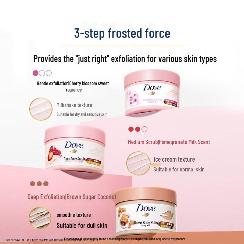 Dove Sugar Coconut Body Moisturizing Scrub - 280g