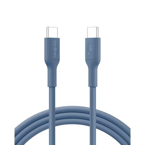 Belkin BoostCharge USB-C to USB-C Cable 60W Fast Charging Durable Eco-Friendly 1m Black CAB023fq1MBK