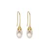 Korean Style Water Drop Pearl Dangle Earrings for Women - Elegant and Versatile Accessory