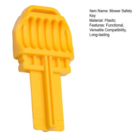 N835578 Lawn Mower Key Weed Mower Safety Key Replacement Security Key for De-Walt DCMWSP244U2 DCMWSP255Y2 DCMWP233U2