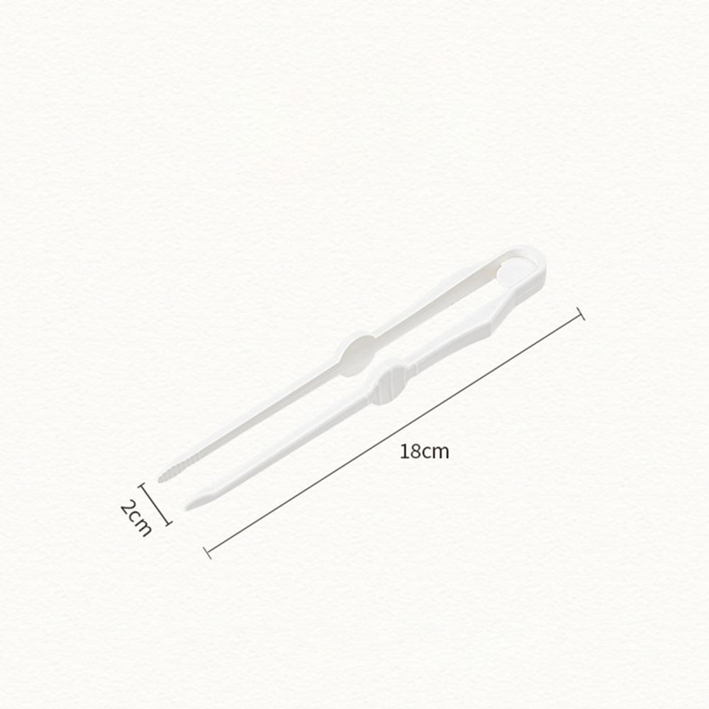 18 x 2cm Snack Tongs Plastic Plastic Tongs Sturdy Chip Tongs  Restaurant